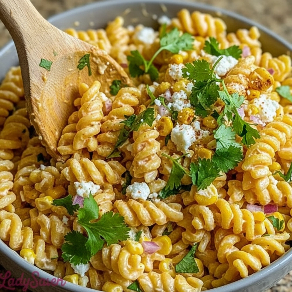 The Ultimate Mexican Street Corn Pasta Salad Recipe.